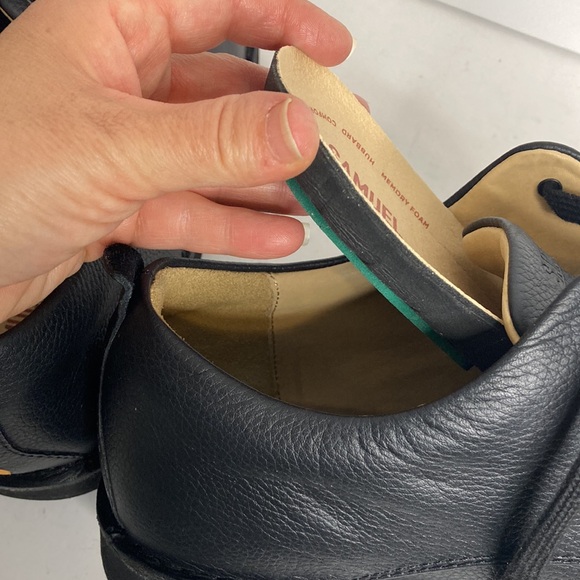 Samuel Hubbard Shoes Mens 10.5 Extra Wide Black Leather Free Oxford Comfort - Picture 12 of 15